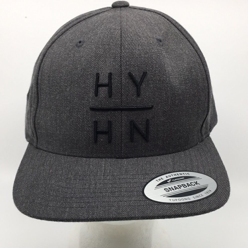 Steve Hutchinson signed hat baseball cap. Yupoong SnapBack Gray and black.